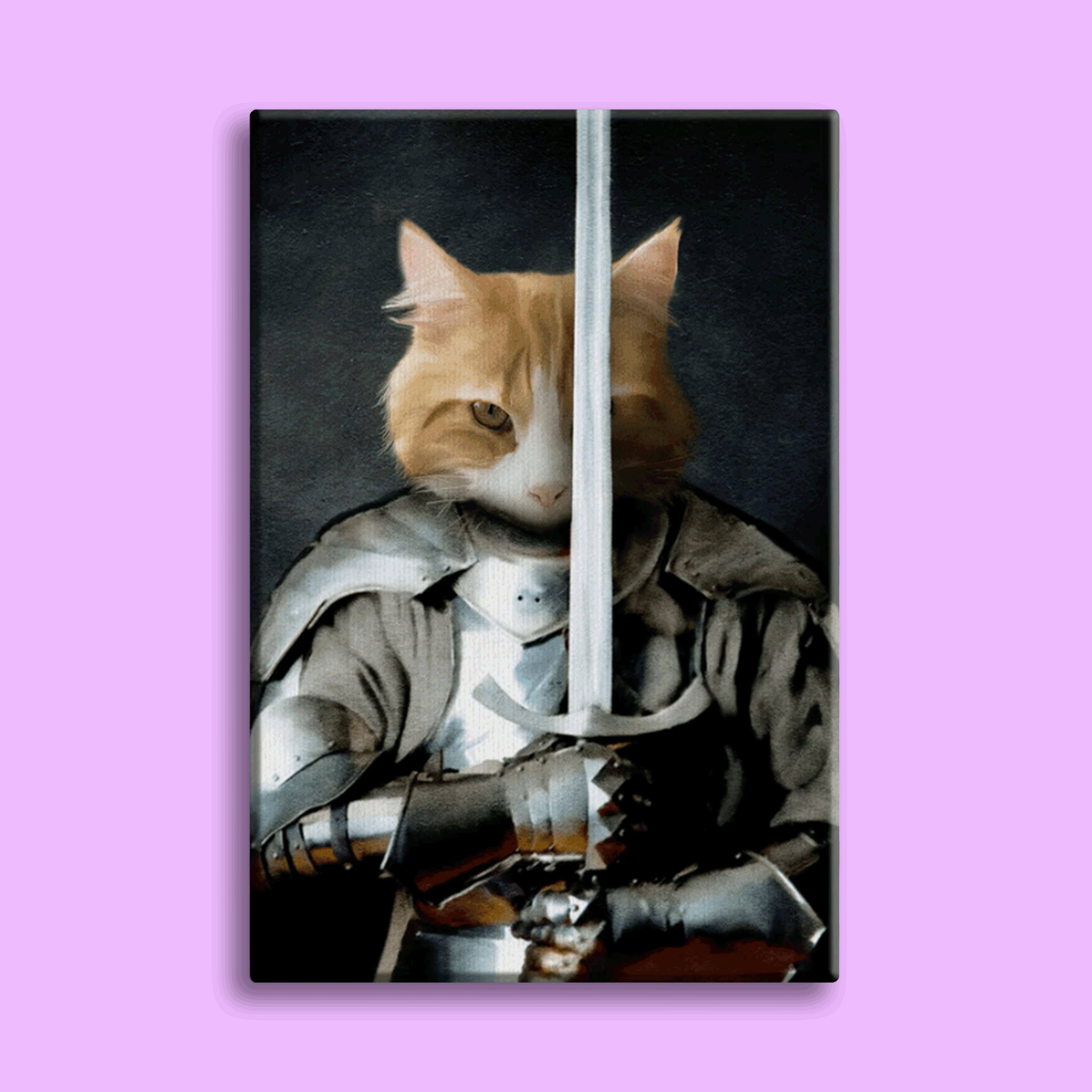 Pet Armed Warrior - Custom Pet Portrait